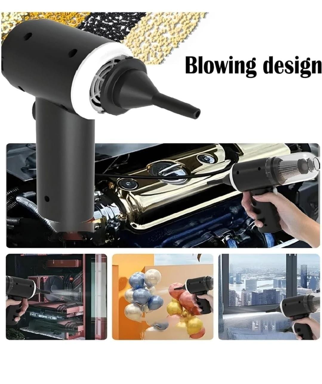 Portable 2-in-1 Air Duster & Wireless Vacuum Cleaner