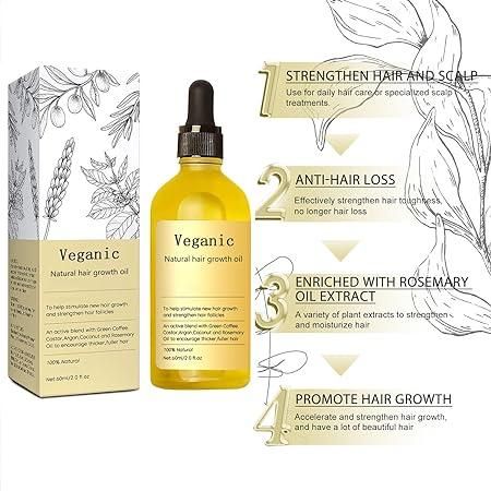 Veganic Natural Hair Growth Oil