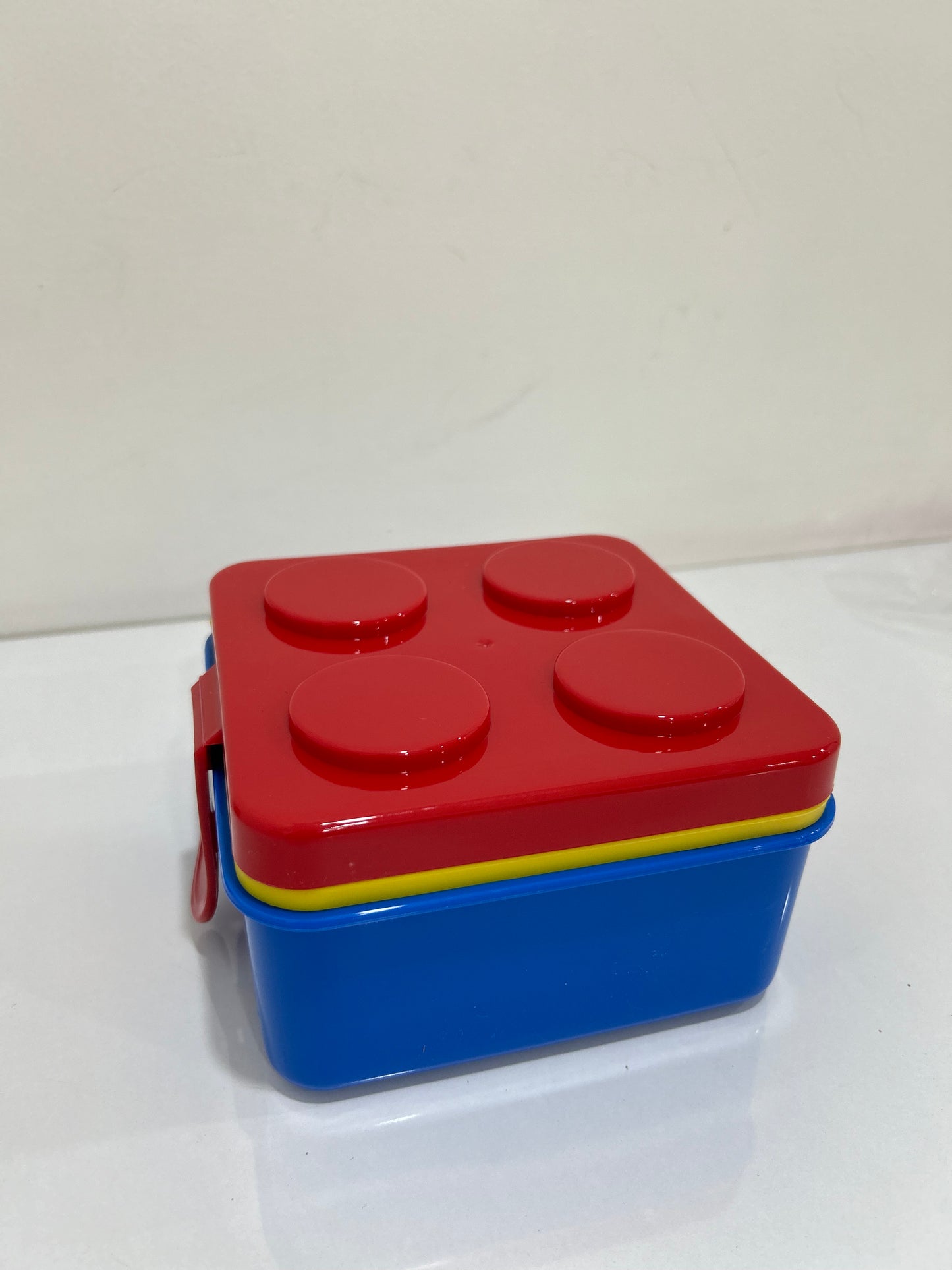 Decorhub Block Shape Lunch Box for Kids - Lunch Box for Kids, Tiffin Box, Lunch Box Leak Proof Plastic Lunch Box, Lunch Box with Compartments