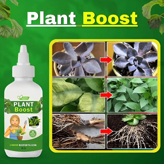 Plant Boost Liquid Biofertilizer | Compatible with All Crop Types and Pesticides, Organic