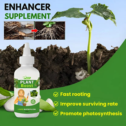 Plant Boost Liquid Biofertilizer | Compatible with All Crop Types and Pesticides, Organic