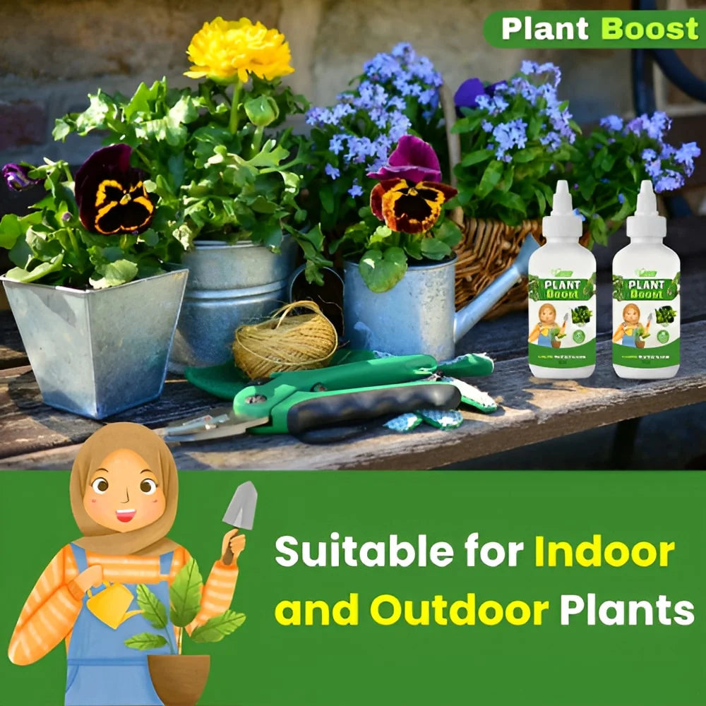 Plant Boost Liquid Biofertilizer | Compatible with All Crop Types and Pesticides, Organic