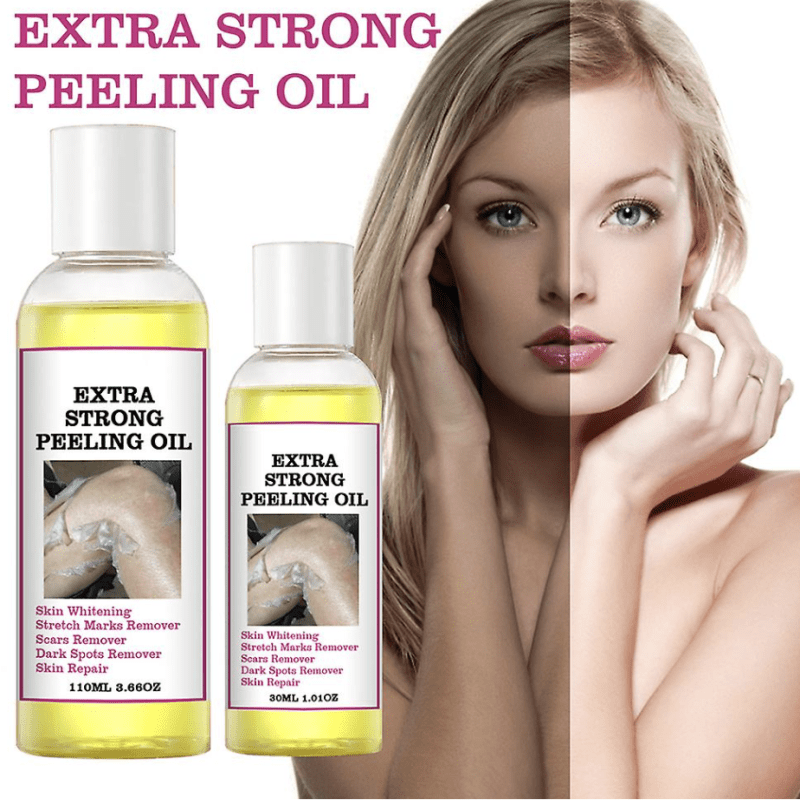 Peeling Oil Dark Skin Strength Yellow Peeling Oil Strong Peeling Oil Skin Brightening ( Pack Of 2 )