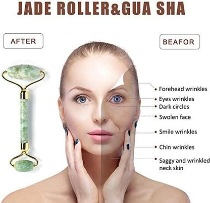 Jade Roller For Face Massager For Women Men